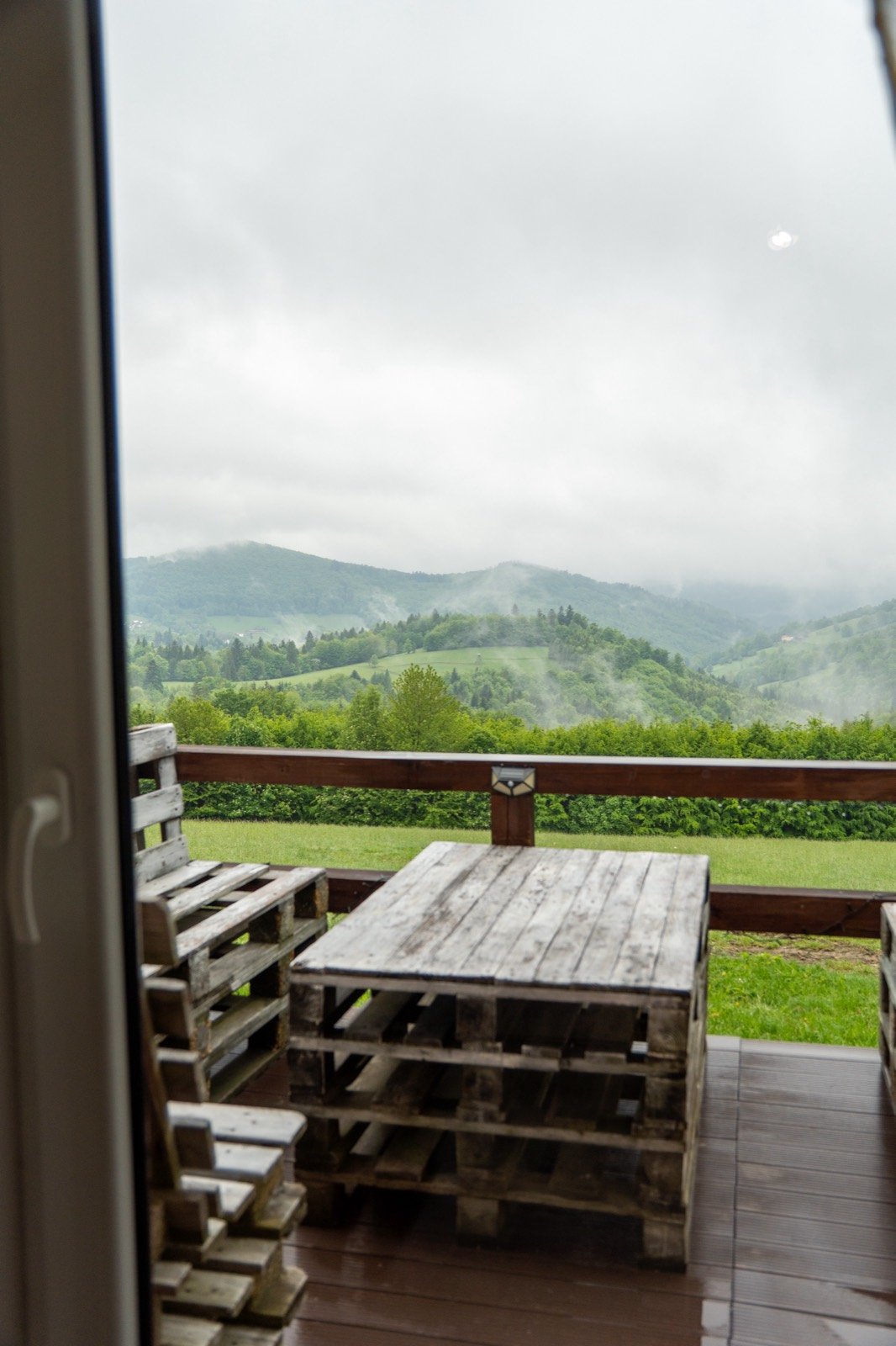 Terrasse über dem Tal